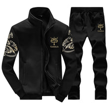 Load image into Gallery viewer, Tracksuits Men Polyester Sweatshirt Sporting Fleece 2019 Gyms Spring Jacket + Pants Casual Men's Track Suit Sportswear Fitness