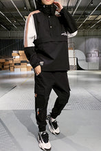 Load image into Gallery viewer, 2020 Workwear jacket men&#39;s Hooded Jacket+Pants 2PC Sets  baseball  loose Pullover coat &amp; Long Pants Mens Clothing

