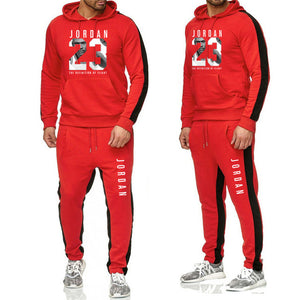 Abbigliamento di marca Degli Uomini di Modo Tuta casual Sportsuit Uomini Felpe Felpe Abbigliamento Sportivo JORDAN 23 Cappotto + Mutanda Degli Uomini di Set