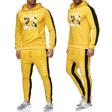 Load image into Gallery viewer, Abbigliamento di marca Degli Uomini di Modo Tuta casual Sportsuit Uomini Felpe Felpe Abbigliamento Sportivo JORDAN 23 Cappotto + Mutanda Degli Uomini di Set
