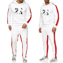 Load image into Gallery viewer, Abbigliamento di marca Degli Uomini di Modo Tuta casual Sportsuit Uomini Felpe Felpe Abbigliamento Sportivo JORDAN 23 Cappotto + Mutanda Degli Uomini di Set
