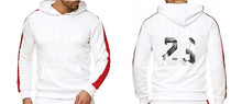 Load image into Gallery viewer, Abbigliamento di marca Degli Uomini di Modo Tuta casual Sportsuit Uomini Felpe Felpe Abbigliamento Sportivo JORDAN 23 Cappotto + Mutanda Degli Uomini di Set
